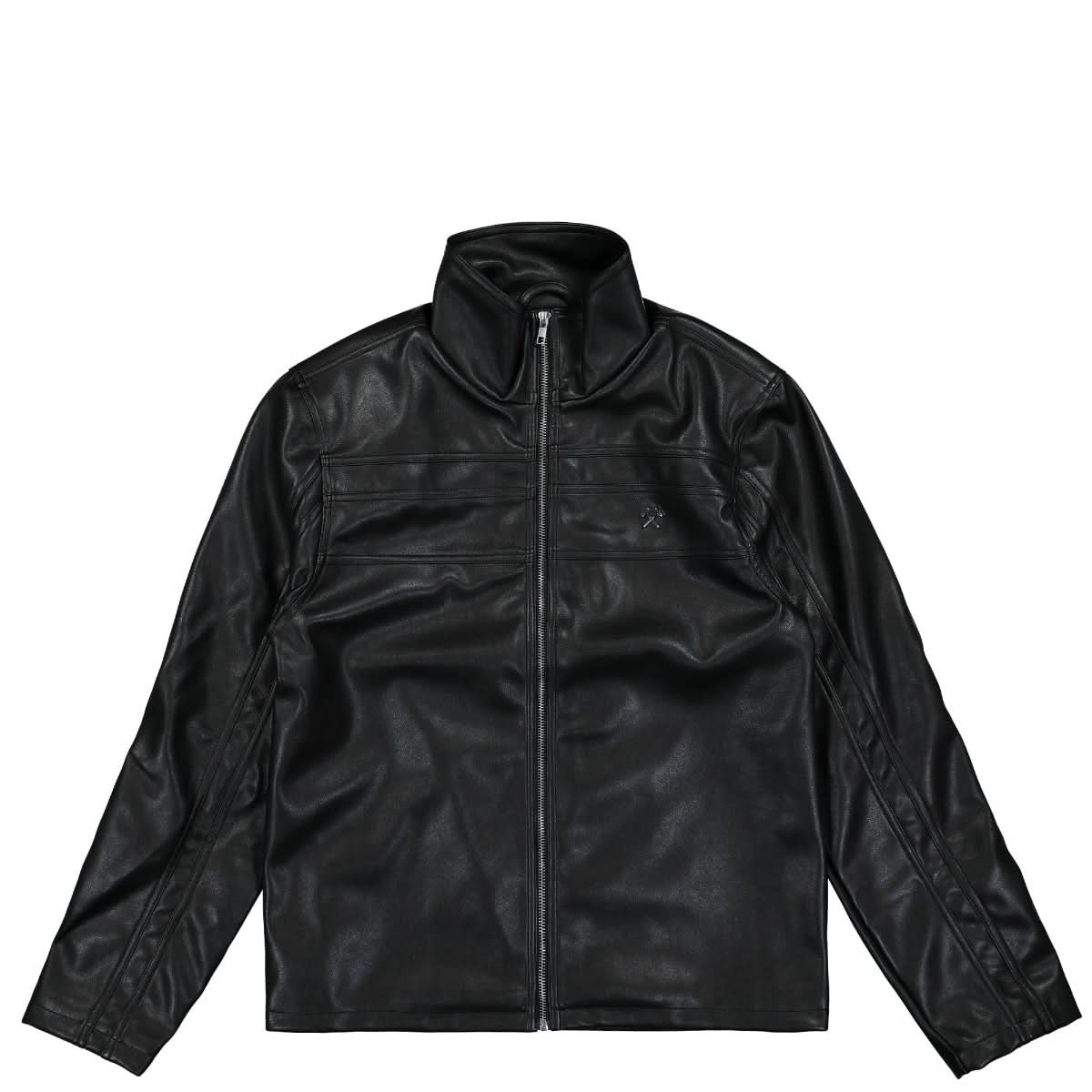 GmbH Shirt Fitted Biker Jacket Black Detail view 1 | Gate
