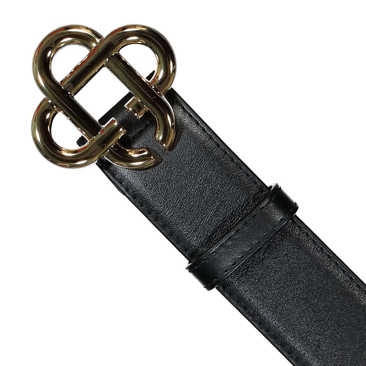 Casablanca Mens CC Logo Buckle Belt Black Detail view 8 | Gate