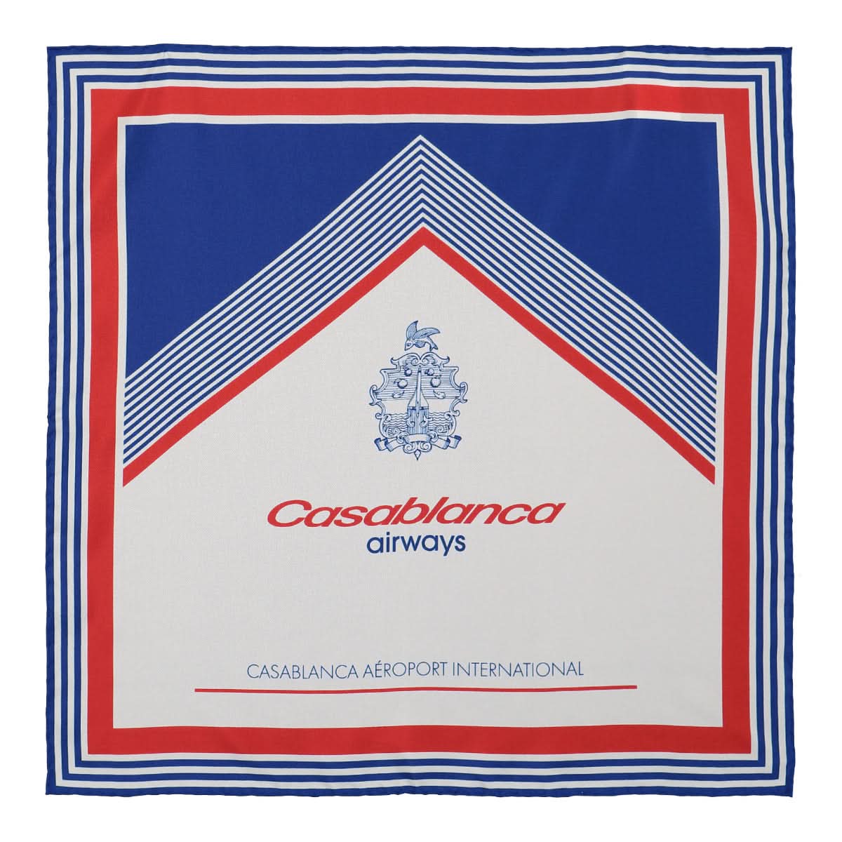 Casablanca Silk Twill Scarf Multicolor Detail view 1 | Gate