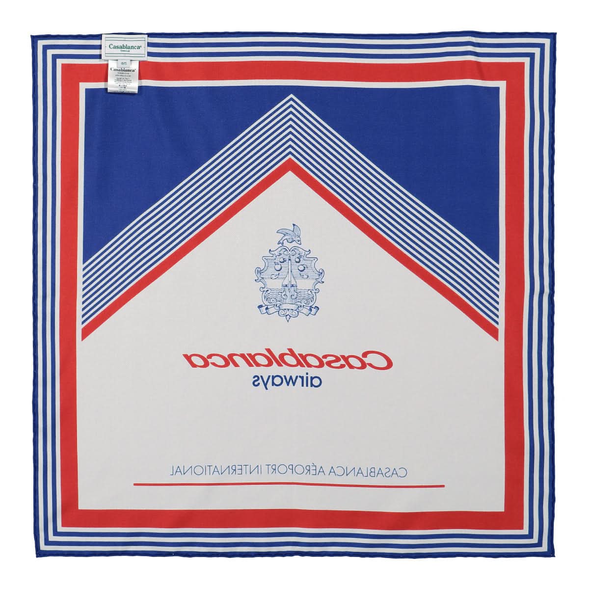 Casablanca Silk Twill Scarf Multicolor Detail view 2 | Gate