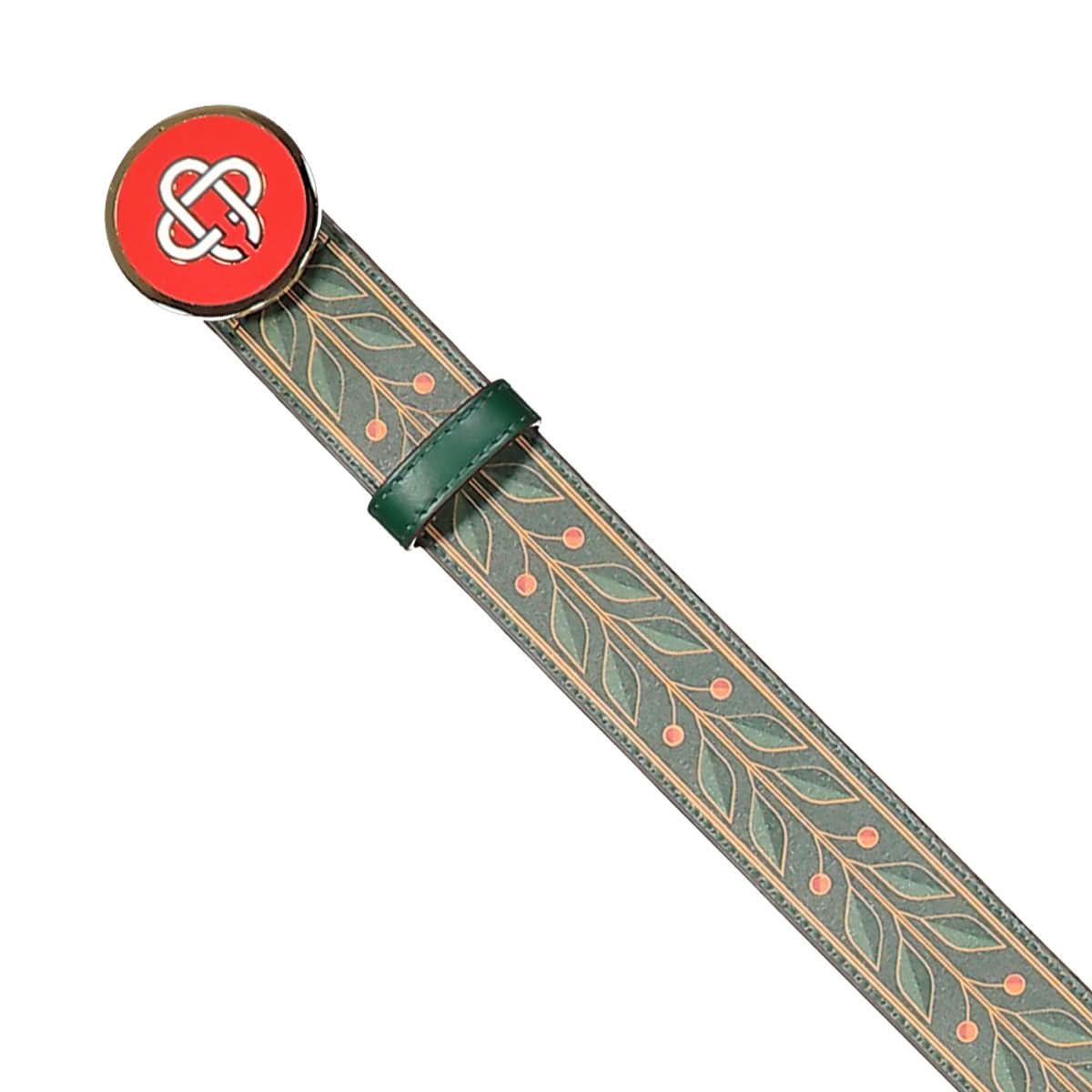 Casablanca Mens Plaque Belt 35mm Green Detail view 7 | Gate