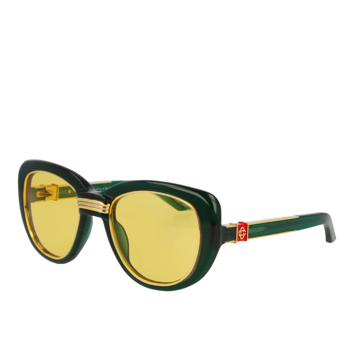 Casablanca Cat Eye Sunglasses Black Detail view 1 | Gate