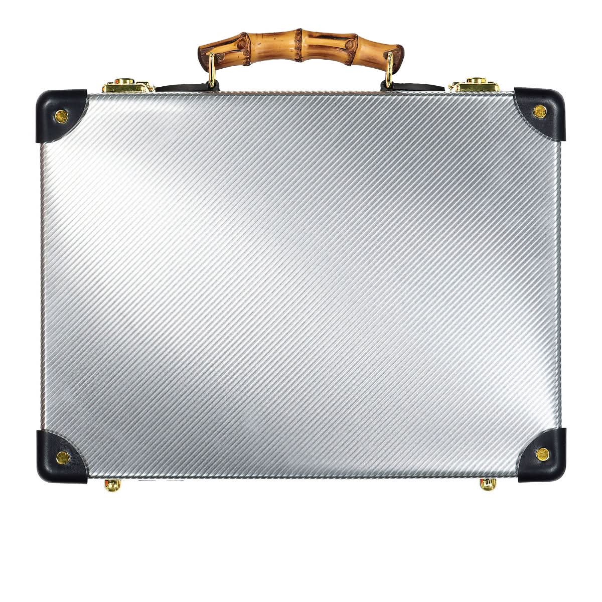 Casablanca 16'' Slim Attaché Silver Detail view 2 | Gate