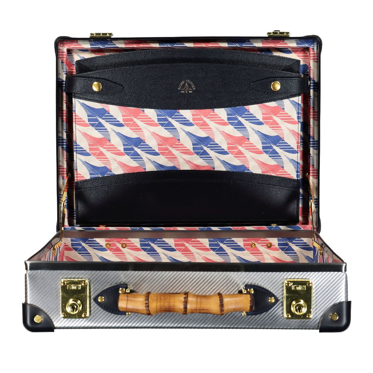 Casablanca 16'' Slim Attaché Silver Detail view 5 | Gate