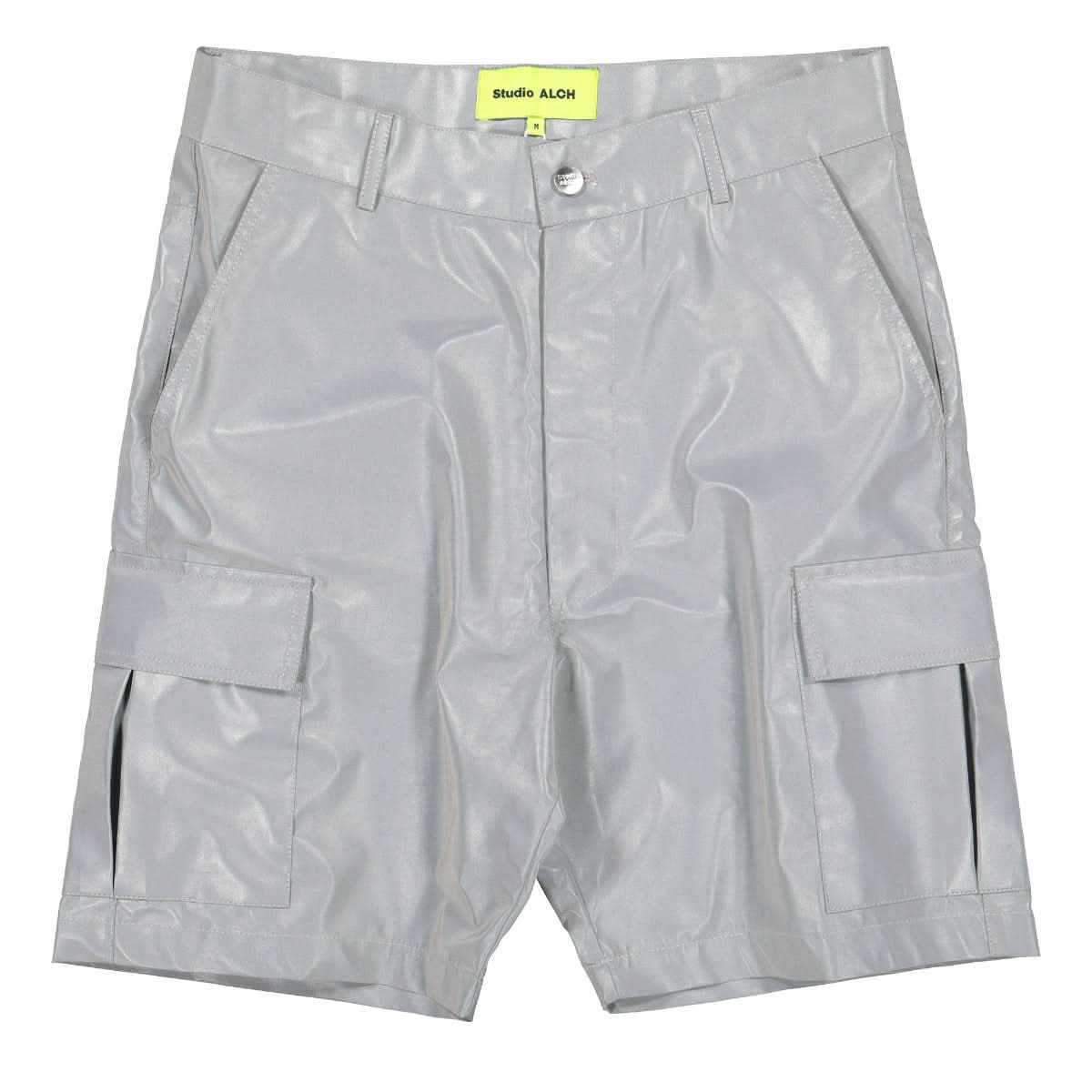 Studio ALCH Reflective Cargo Short Grey Detail view 1 | Gate