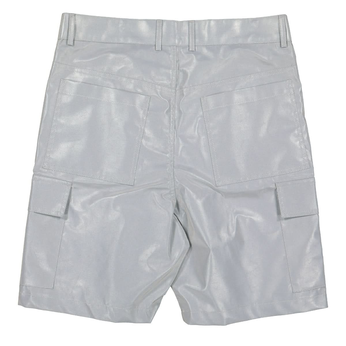 Studio ALCH Reflective Cargo Short Grey Detail view 1 | Gate