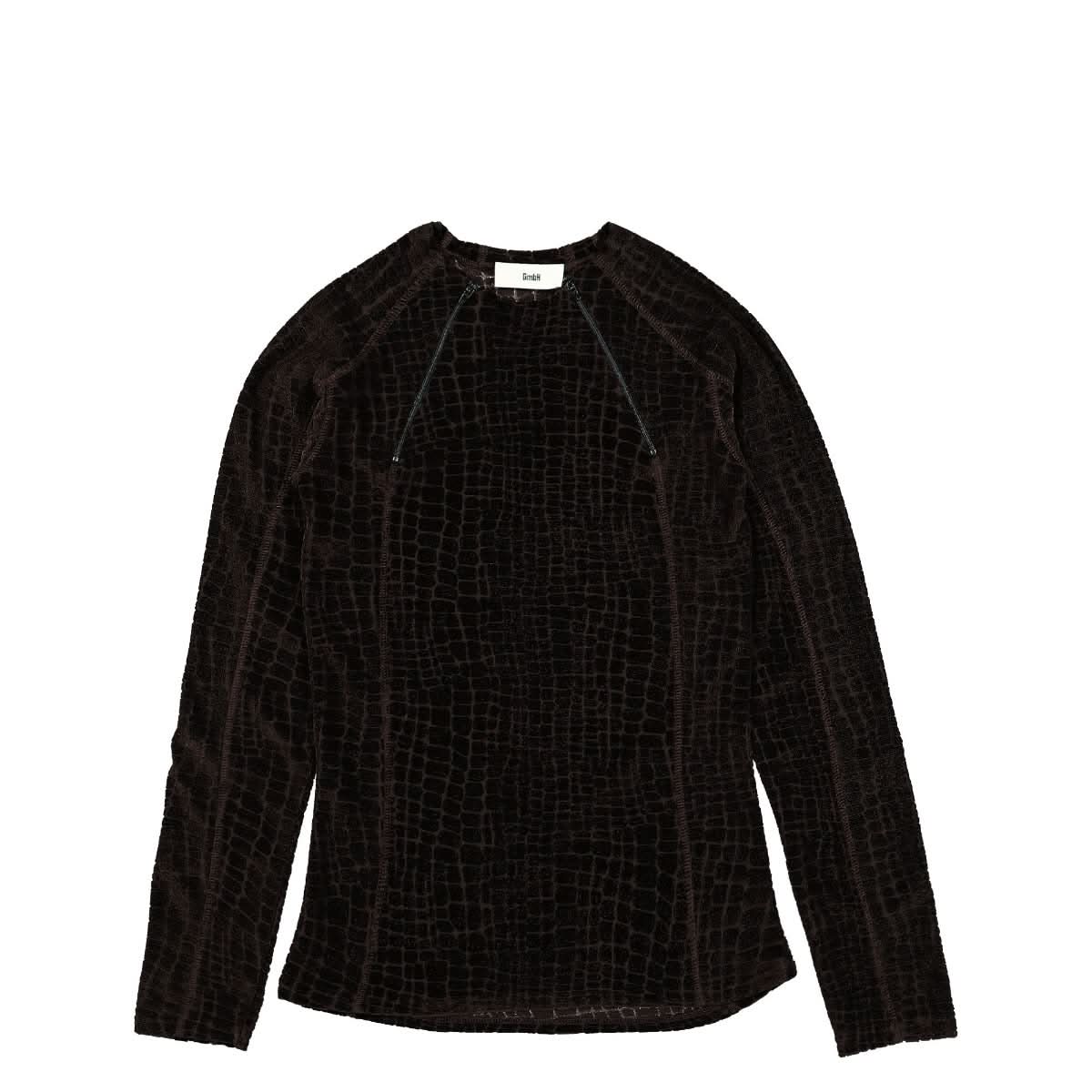 GmbH Longsleeve Rashguard W Double Zips Brown Detail view 1 | Gate