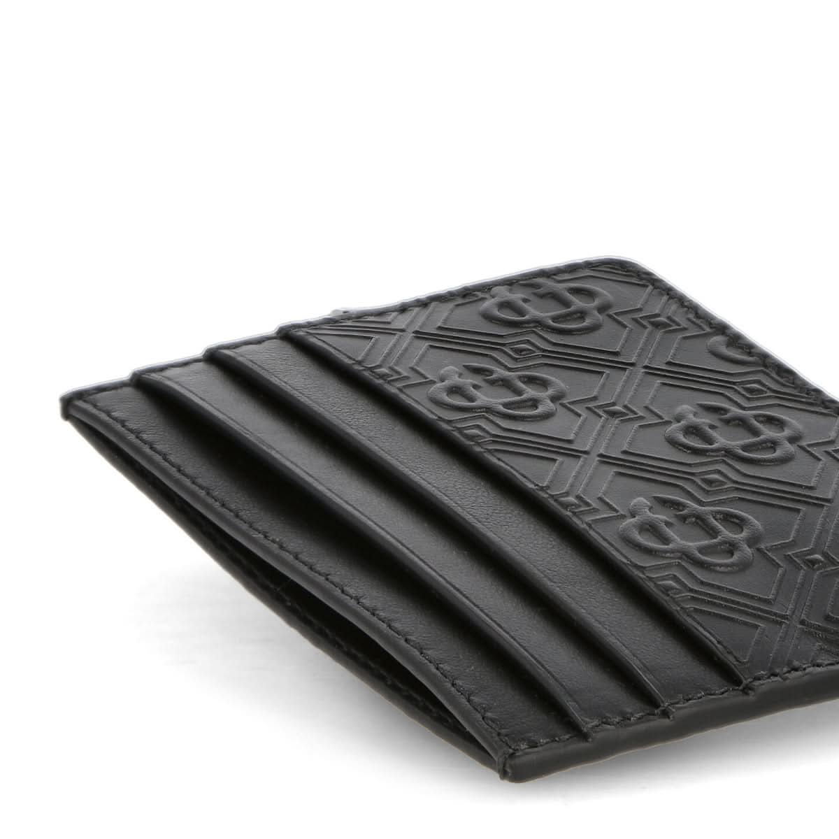Casablanca Embossed CC Card Holder Black Detail view 5 | Gate