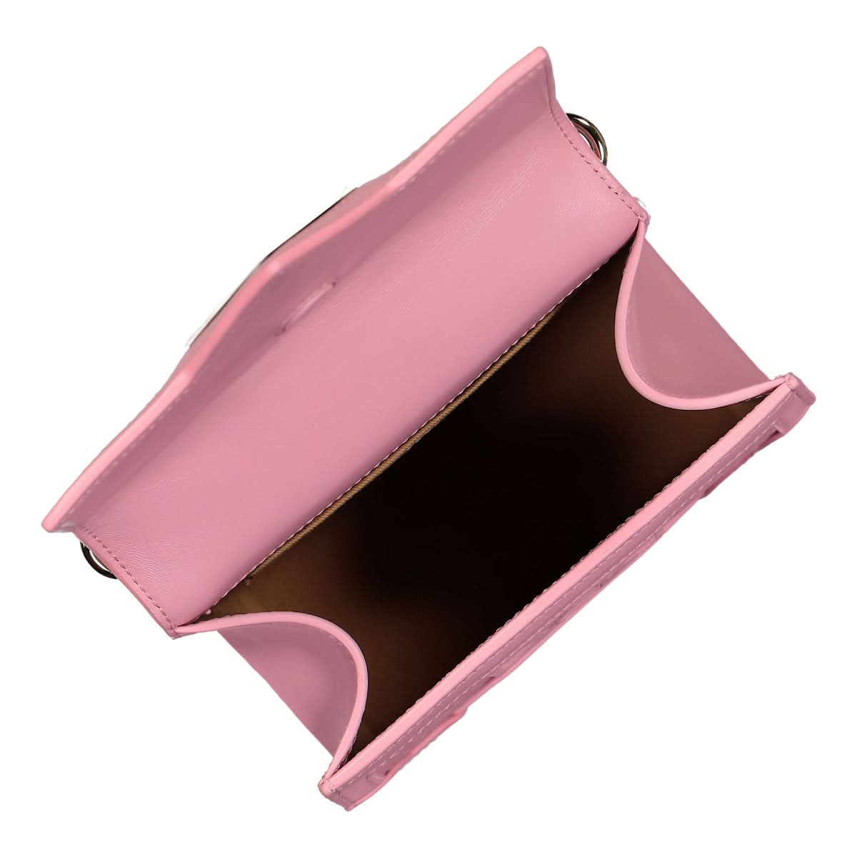 Casablanca Embossed Mini Jeanne Bag Pink Detail view 5 | Gate