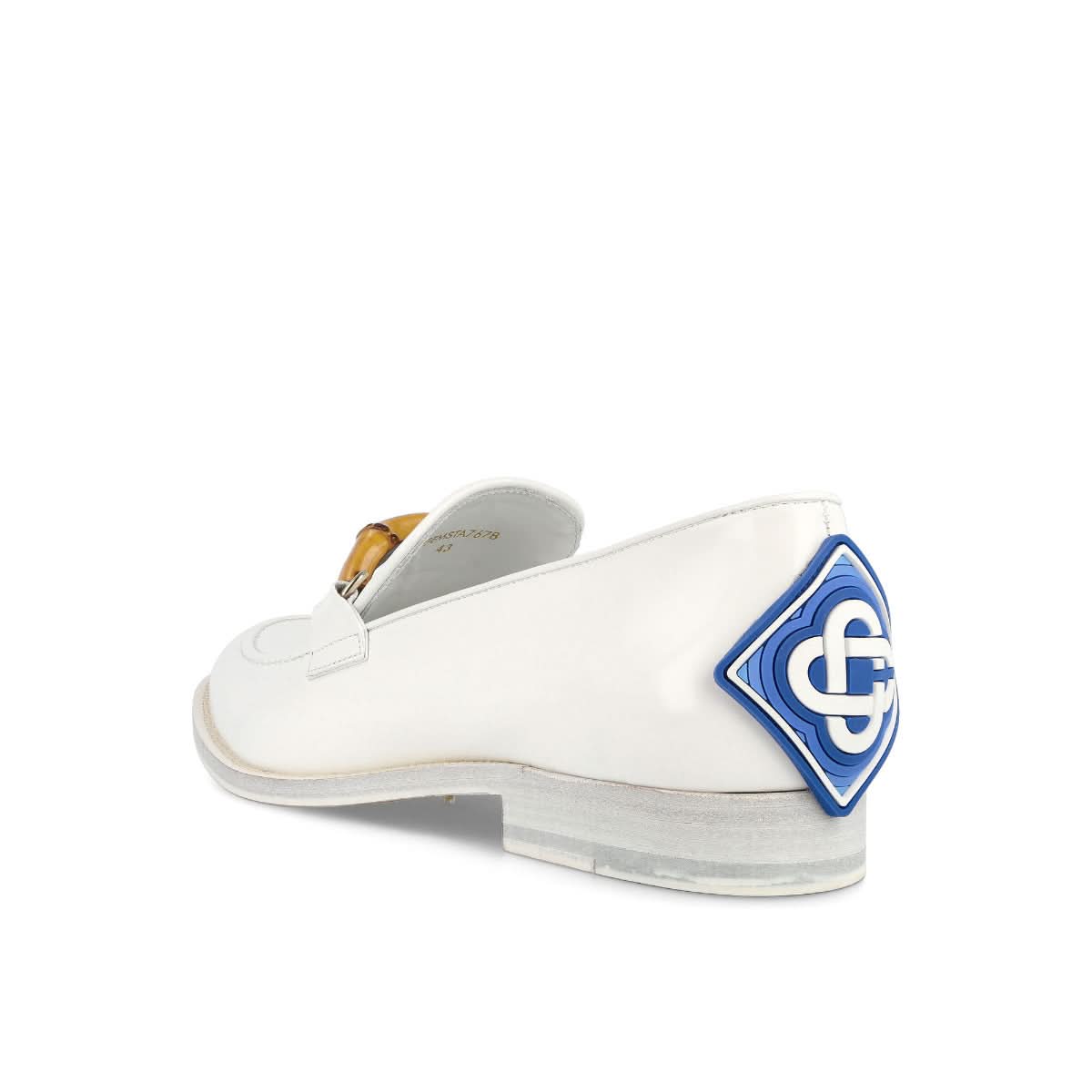 Casablanca Block Colour Loafer White Loafers Detail view 3 | Gate