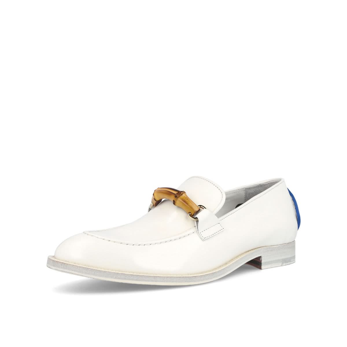 Casablanca Block Colour Loafer White Loafers Detail view 4 | Gate
