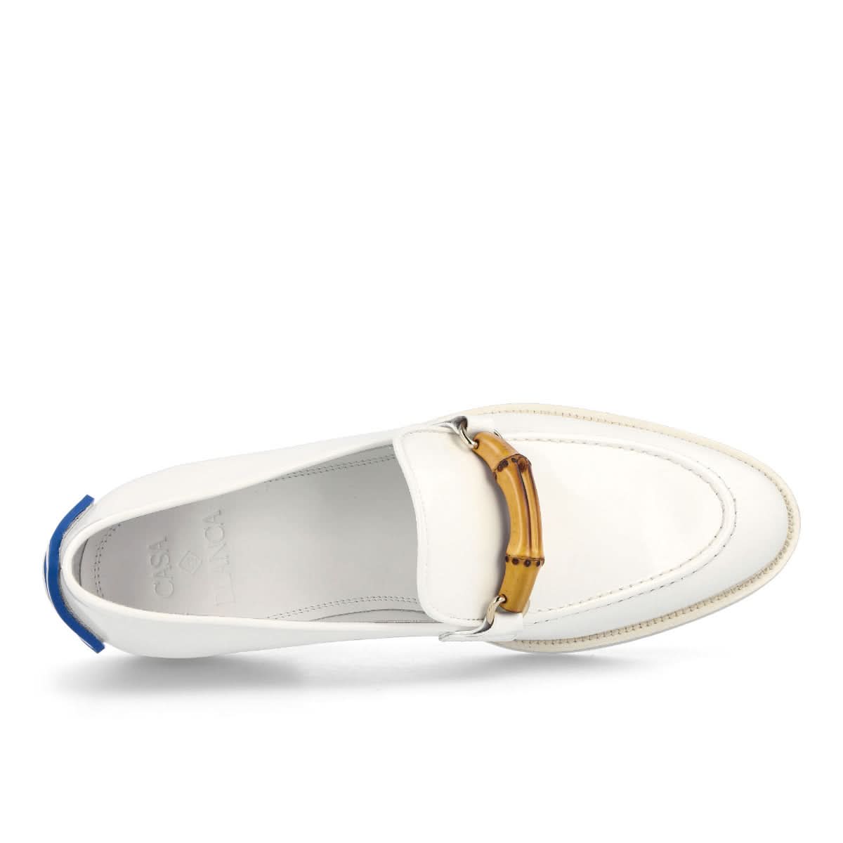 Casablanca Block Colour Loafer White Loafers Detail view 5 | Gate