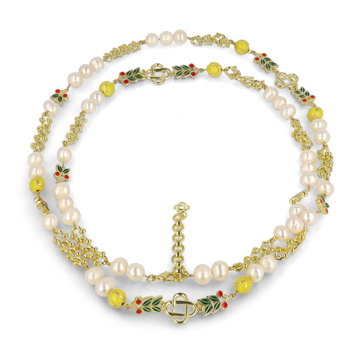 Casablanca Laurel Long Necklace Multicolor Detail view 4 | Gate