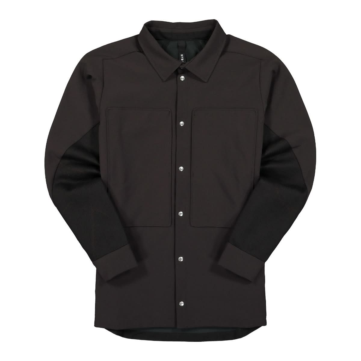 BYBORRE Gore Overshirt Black Detail view 1 | Gate
