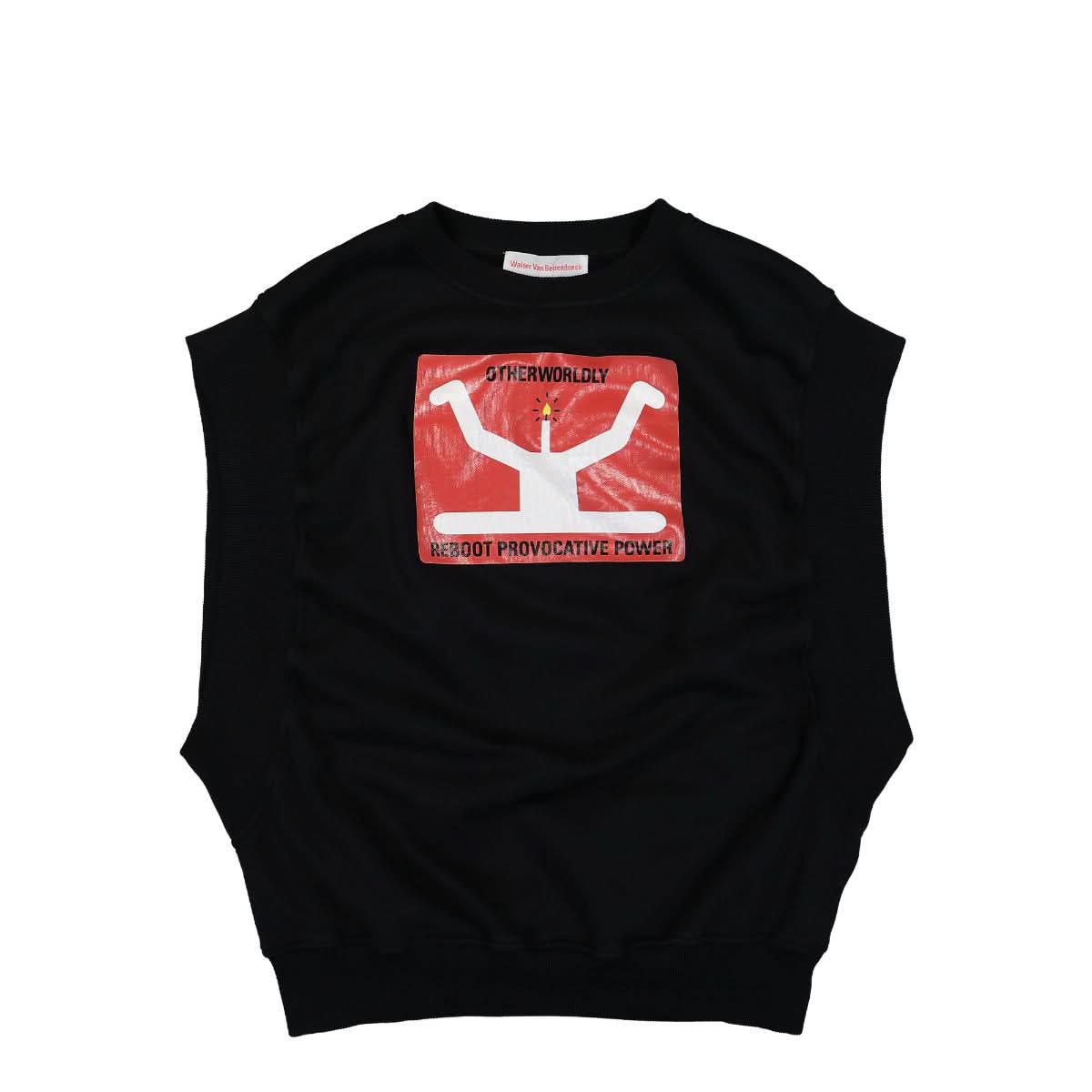 Walter Van Beirendonck Candle Vest Black Detail view 1 | Gate