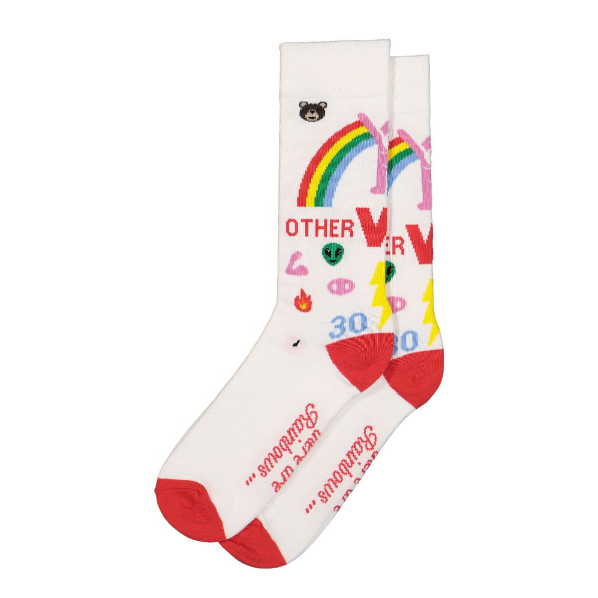Walter Van Beirendonck OTHERWORLDLY Socks Multicolor Detail view 1 | Gate