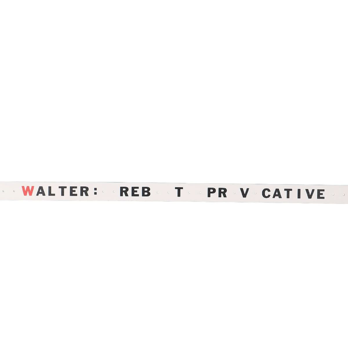 Walter Van Beirendonck Reboot Belt White Detail view 7 | Gate