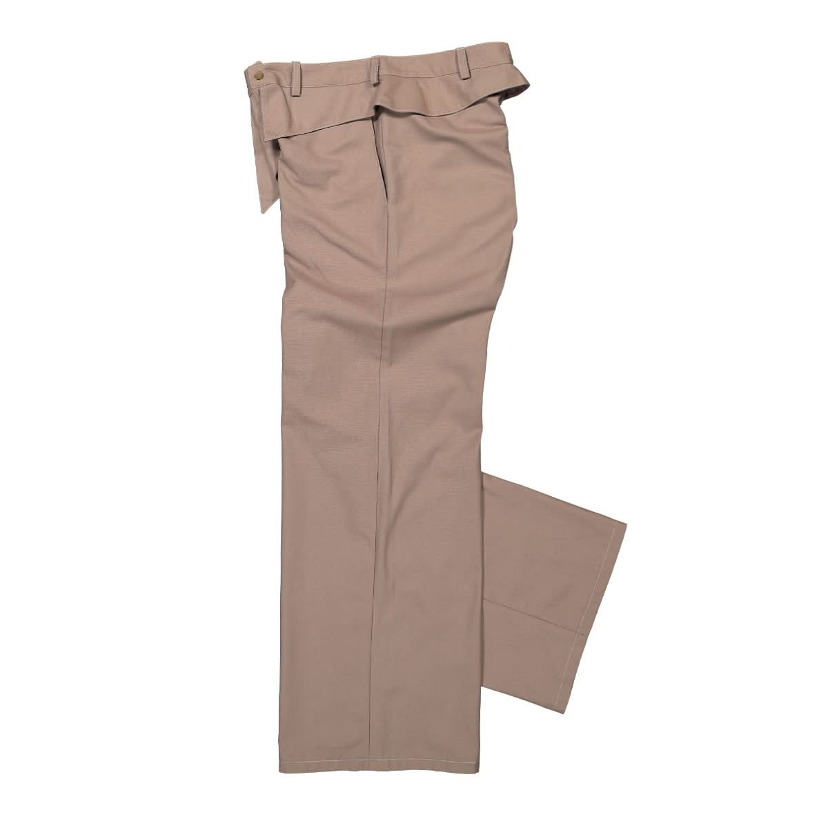 SF1OG Collar Pants Beige Detail view 3 | Gate