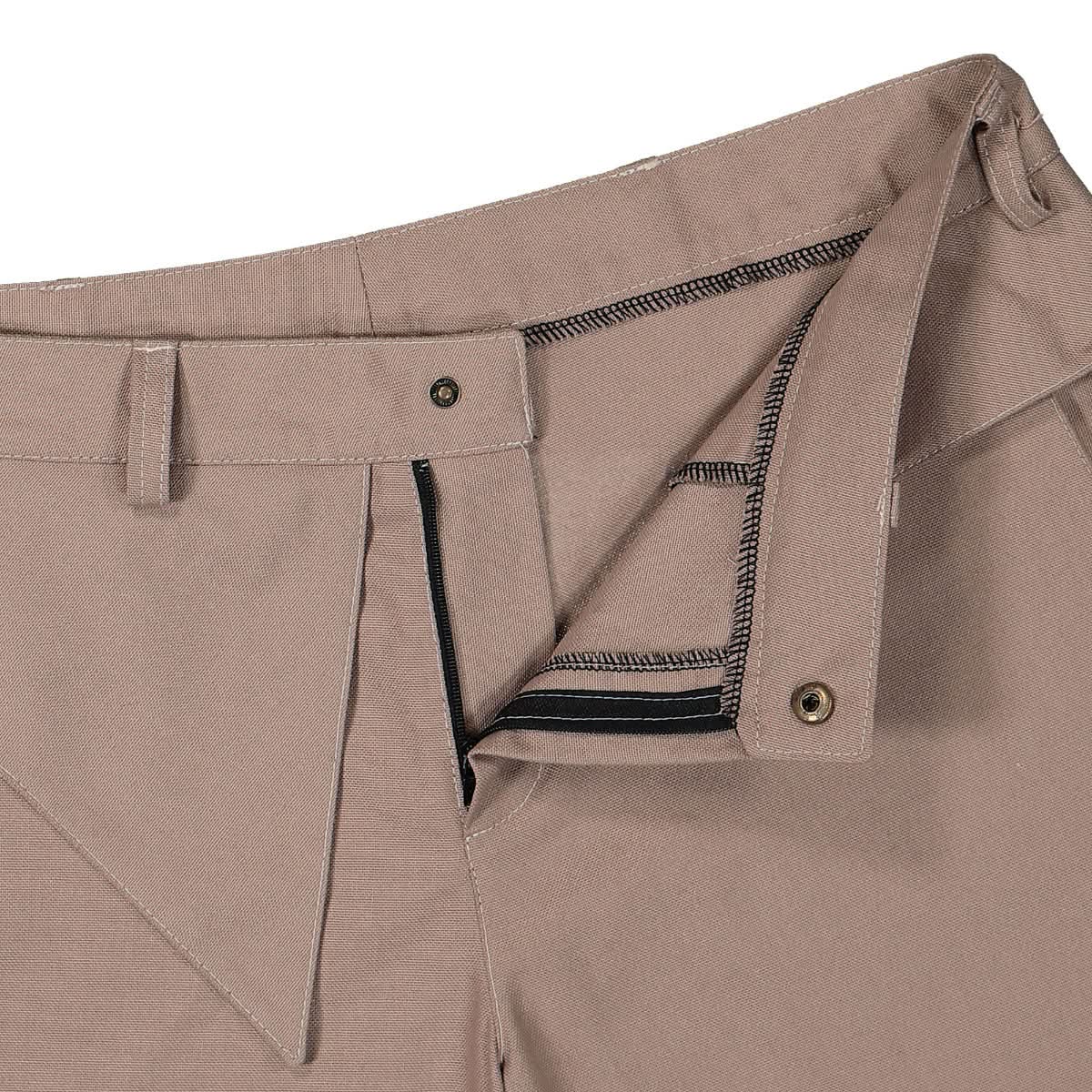 SF1OG Collar Pants Beige Detail view 4 | Gate