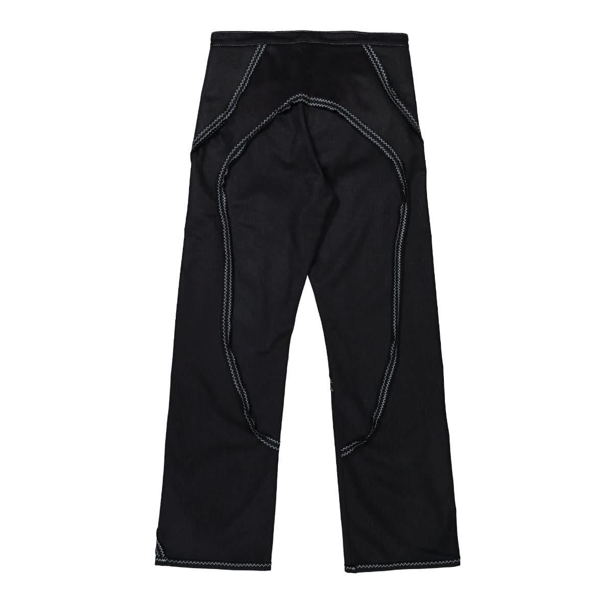 SF1OG Embroidered Panel Pants Blue Detail view 1 | Gate