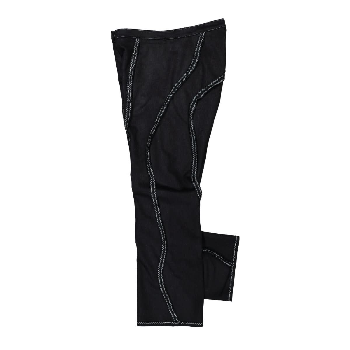 SF1OG Embroidered Panel Pants Blue Detail view 3 | Gate