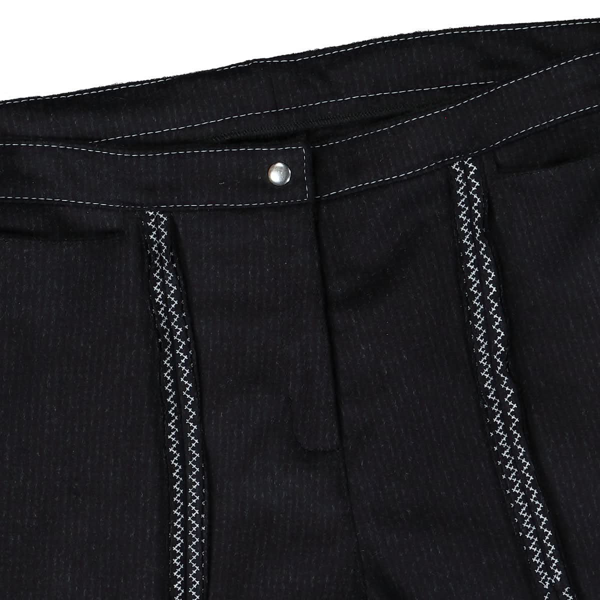 SF1OG Embroidered Panel Pants Blue Detail view 5 | Gate