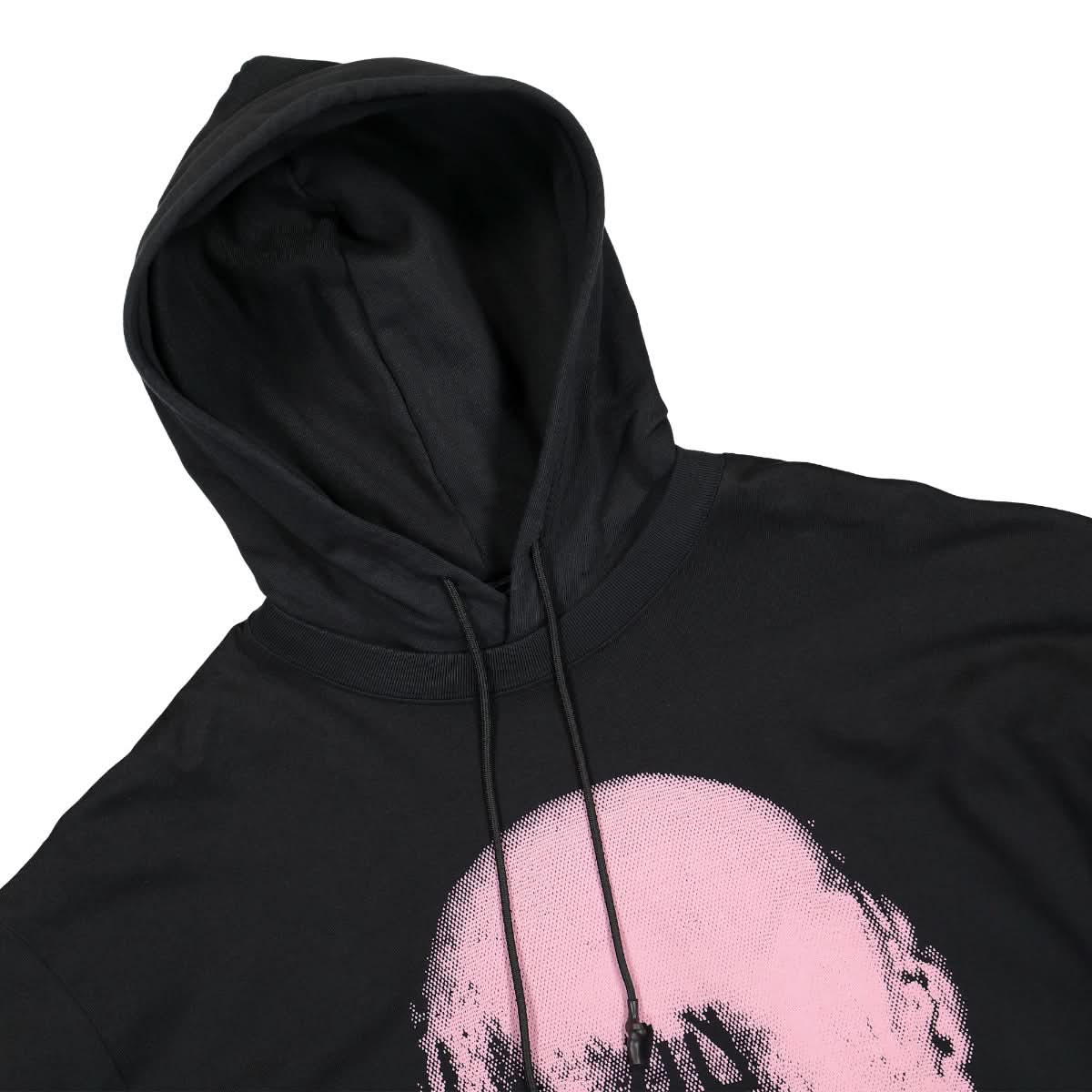 44 Label Group Doppel Rosa Skull Hoodie Black Detail view 3 | Gate