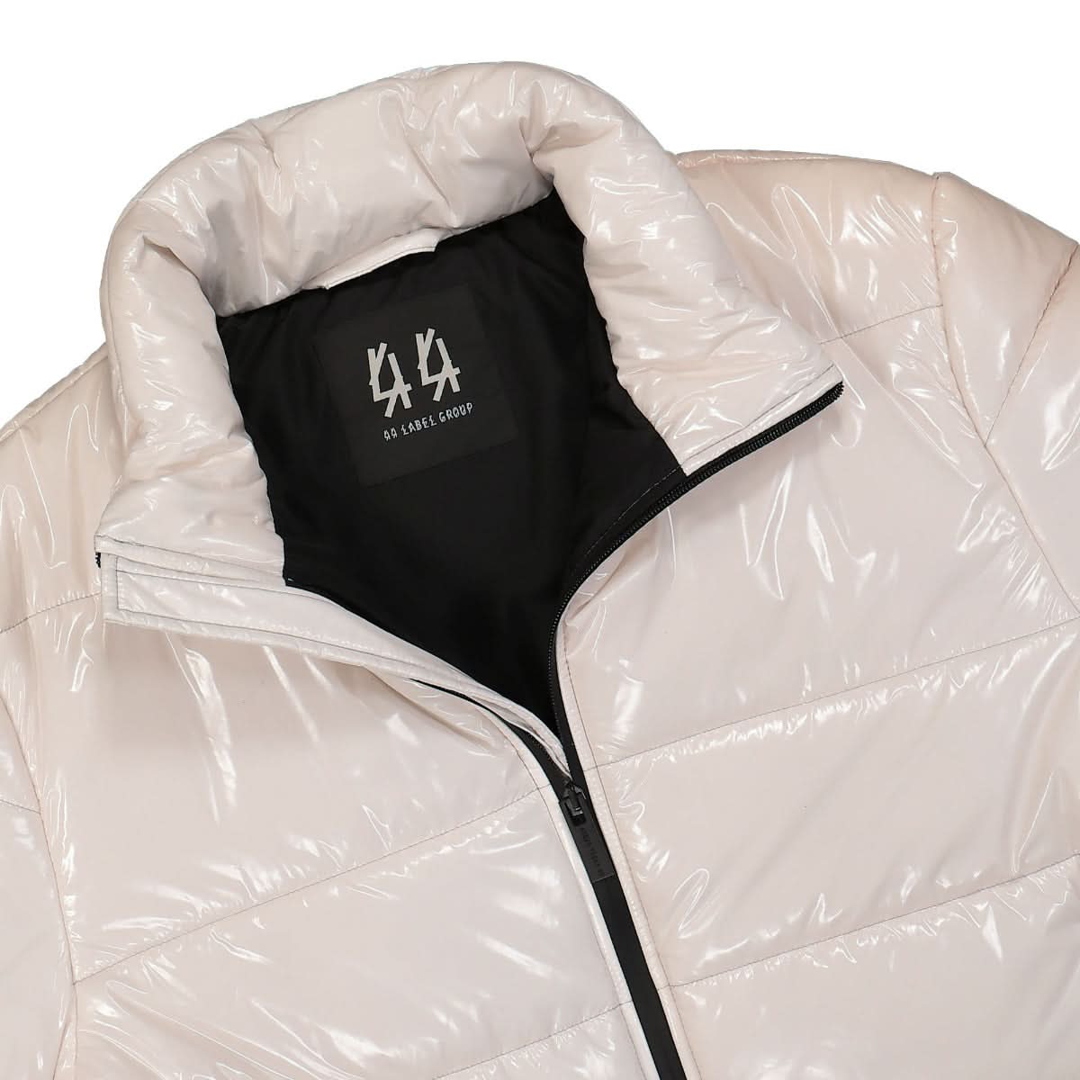44 Label Group Blow Out Puffer Jacket Grey Detail view 3 | Gate
