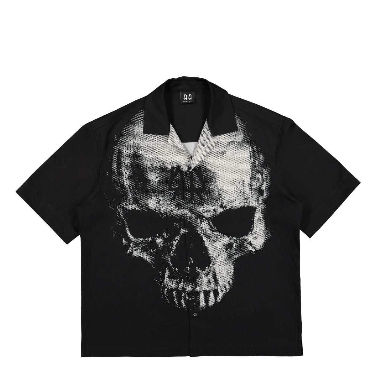44 Label Group 44 Bowling Big Skull Shirt Black,Beige Detail view 1 | Gate