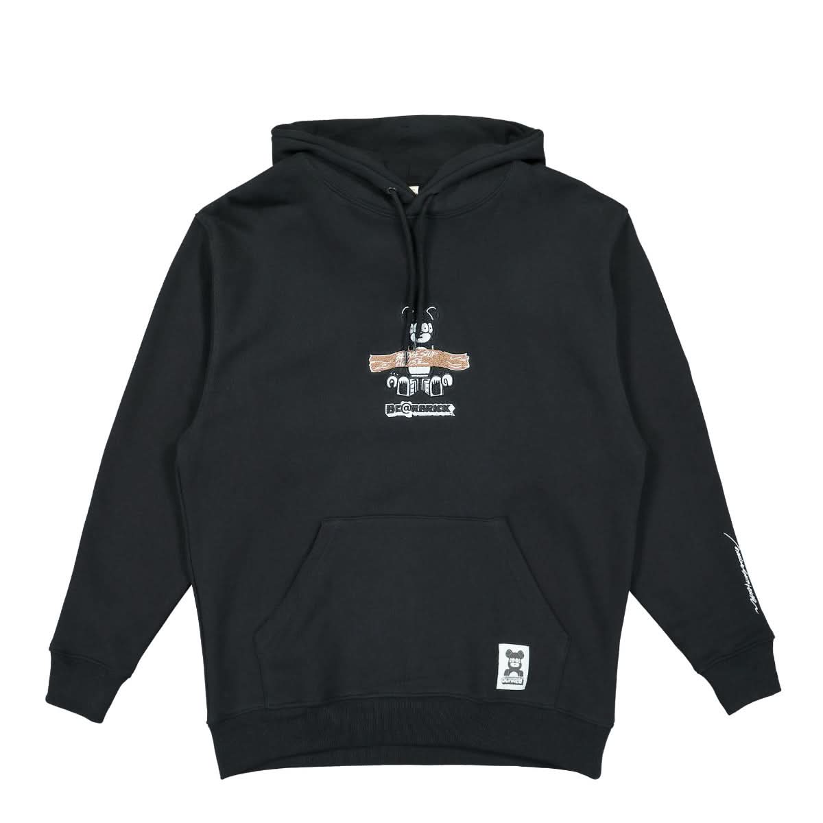 Medicom Be@rbrick Hoodie Black Detail view 1 | Gate