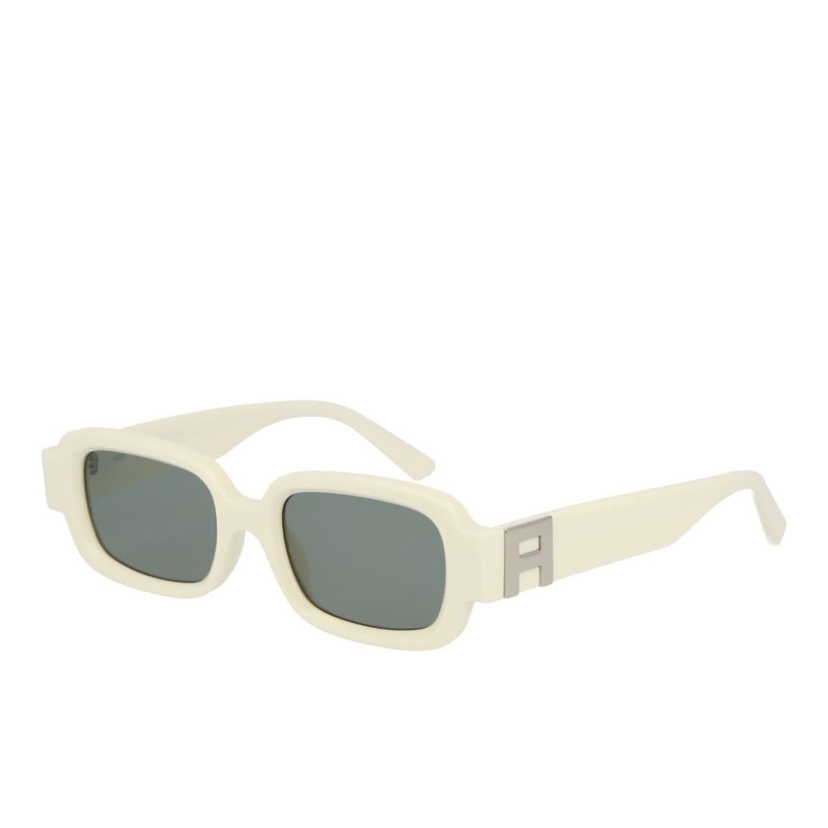 Ambush Thia Sunglasses White,Green Detail view 1 | Gate