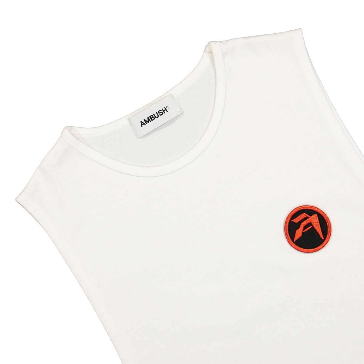 Ambush Patch Tank Top White,Multicolor Detail view 3 | Gate