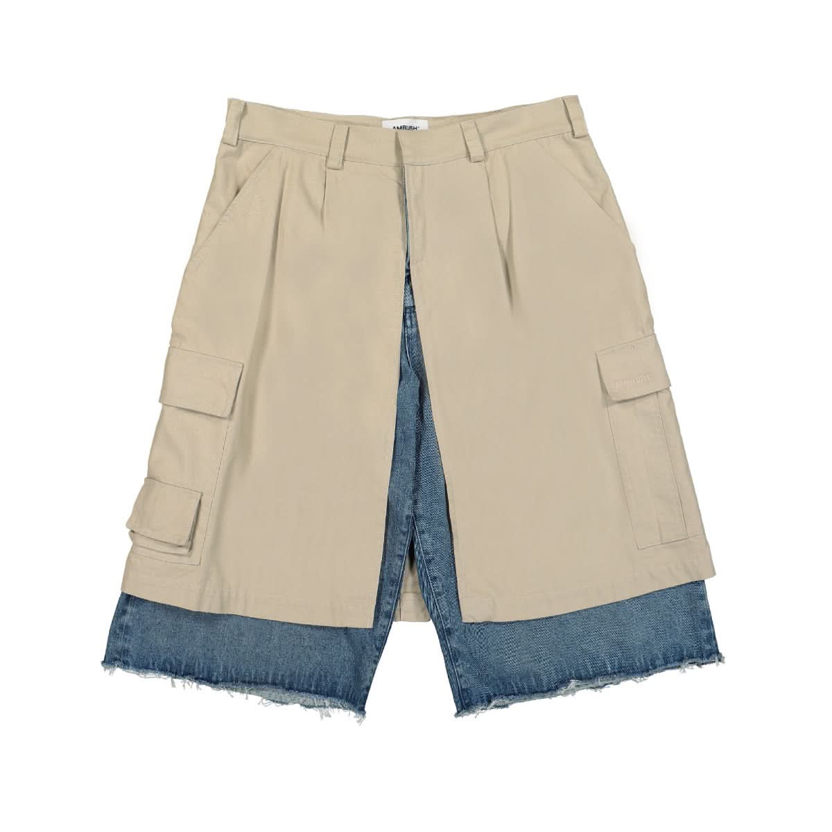 Ambush Wrap Cargo Shorts Beige,Blue Detail view 1 | Gate