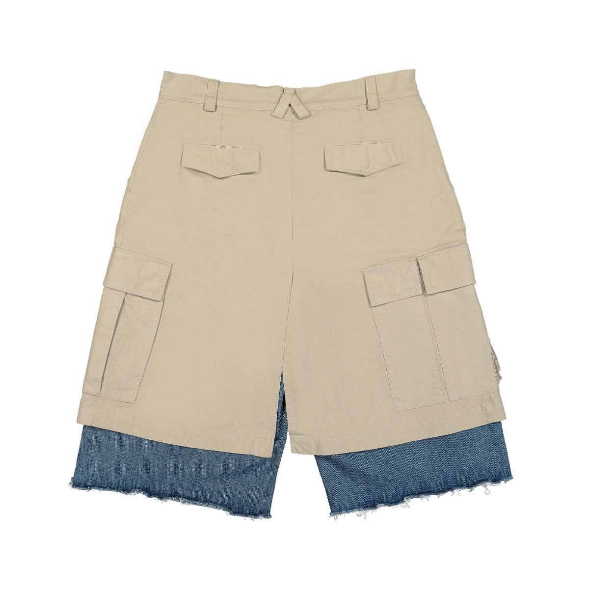 Ambush Wrap Cargo Shorts Beige,Blue Detail view 2 | Gate