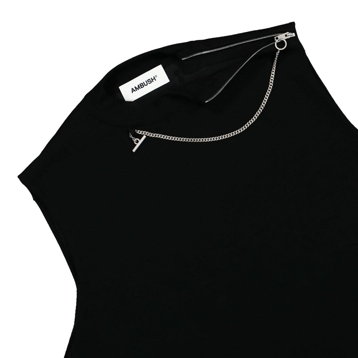 Ambush Chain Knit Vest Black Detail view 4 | Gate