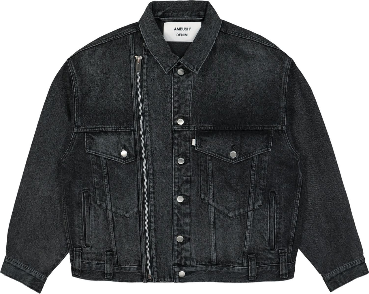 Ambush Denim Riders Jacket Black Detail view 1 | Gate