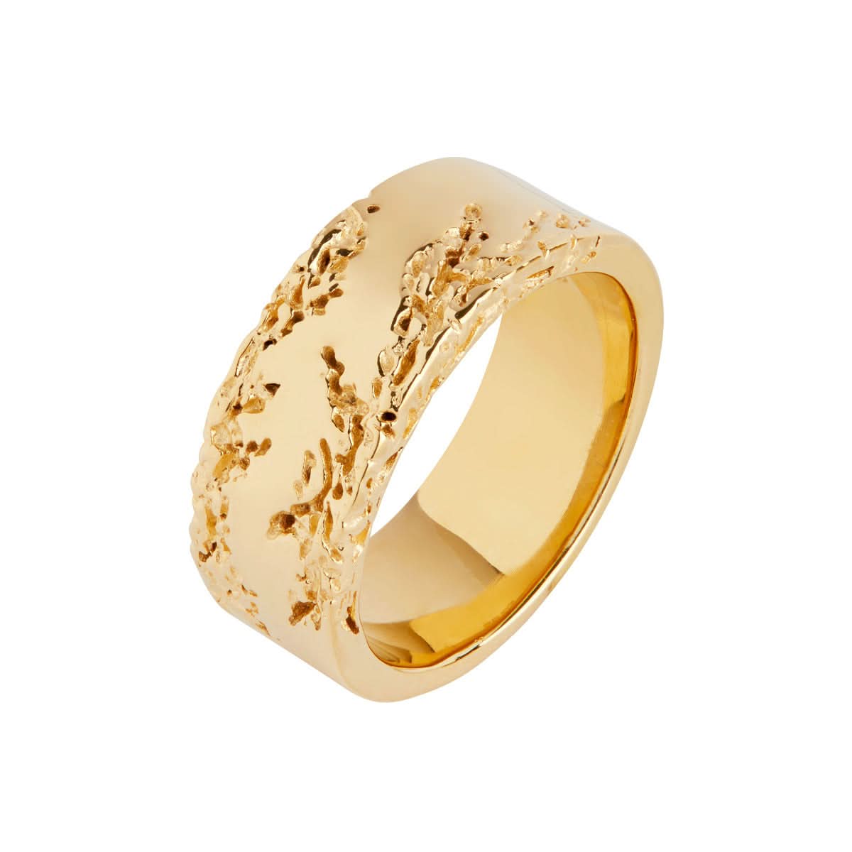 Maria Black Bridge Ring Gold Detail view 1 | Gate