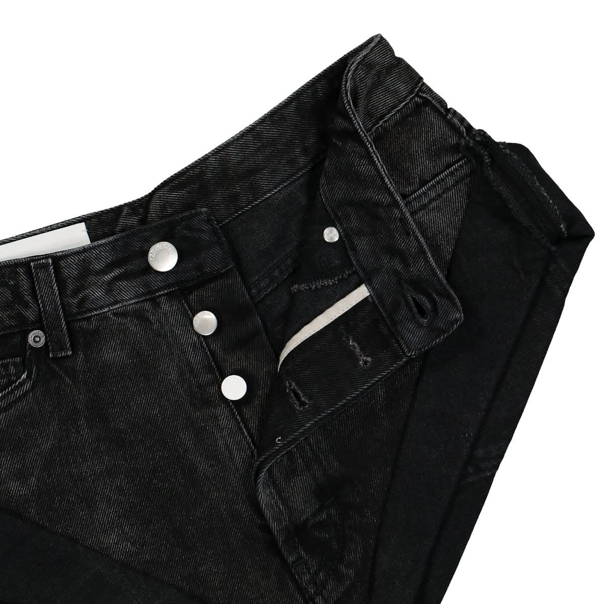 Ambush Denim Hot Pants Black Detail view 4 | Gate