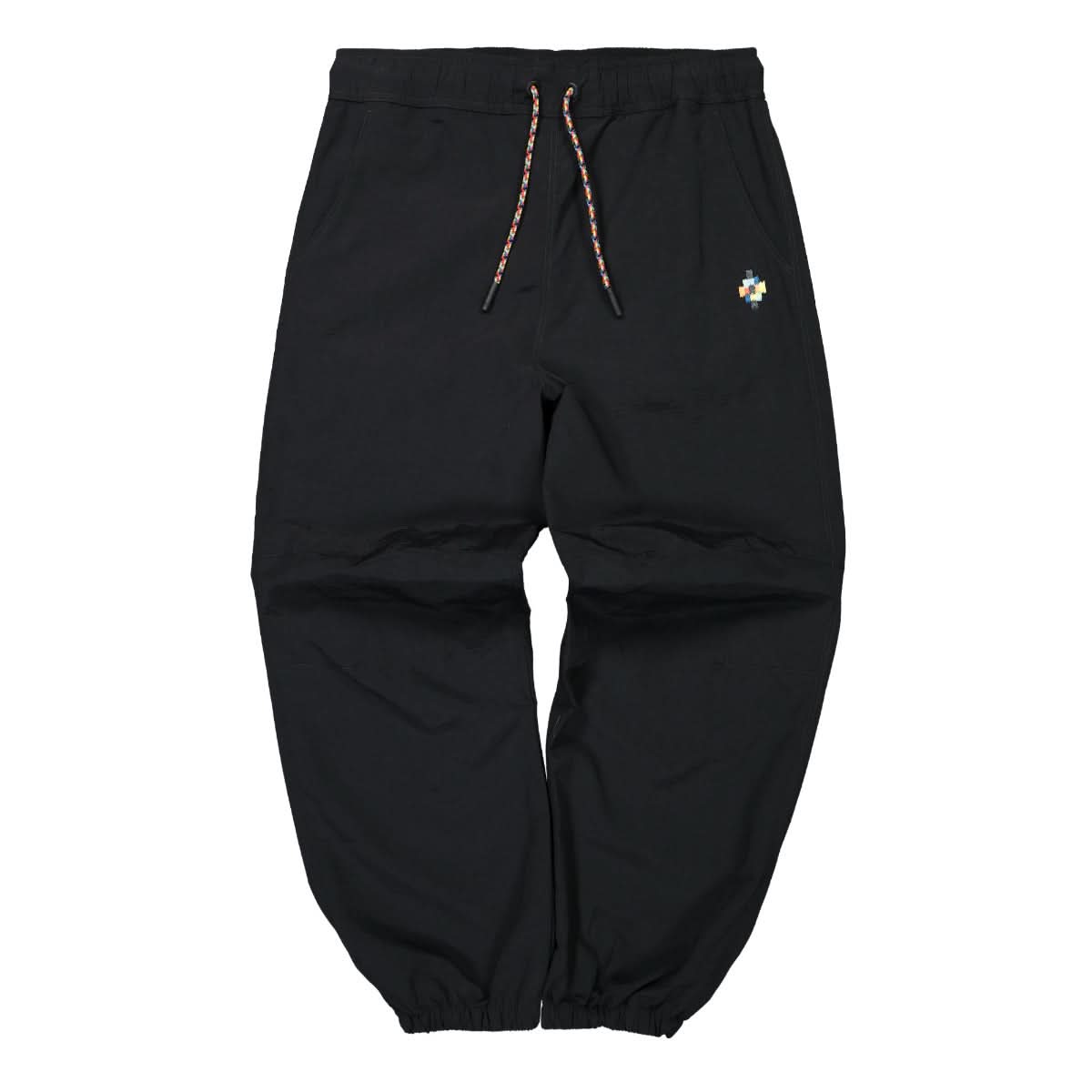 Marcelo Burlon - County of Milan Colourful Cross Nylon Jogger Black Detail view 1 | Gate