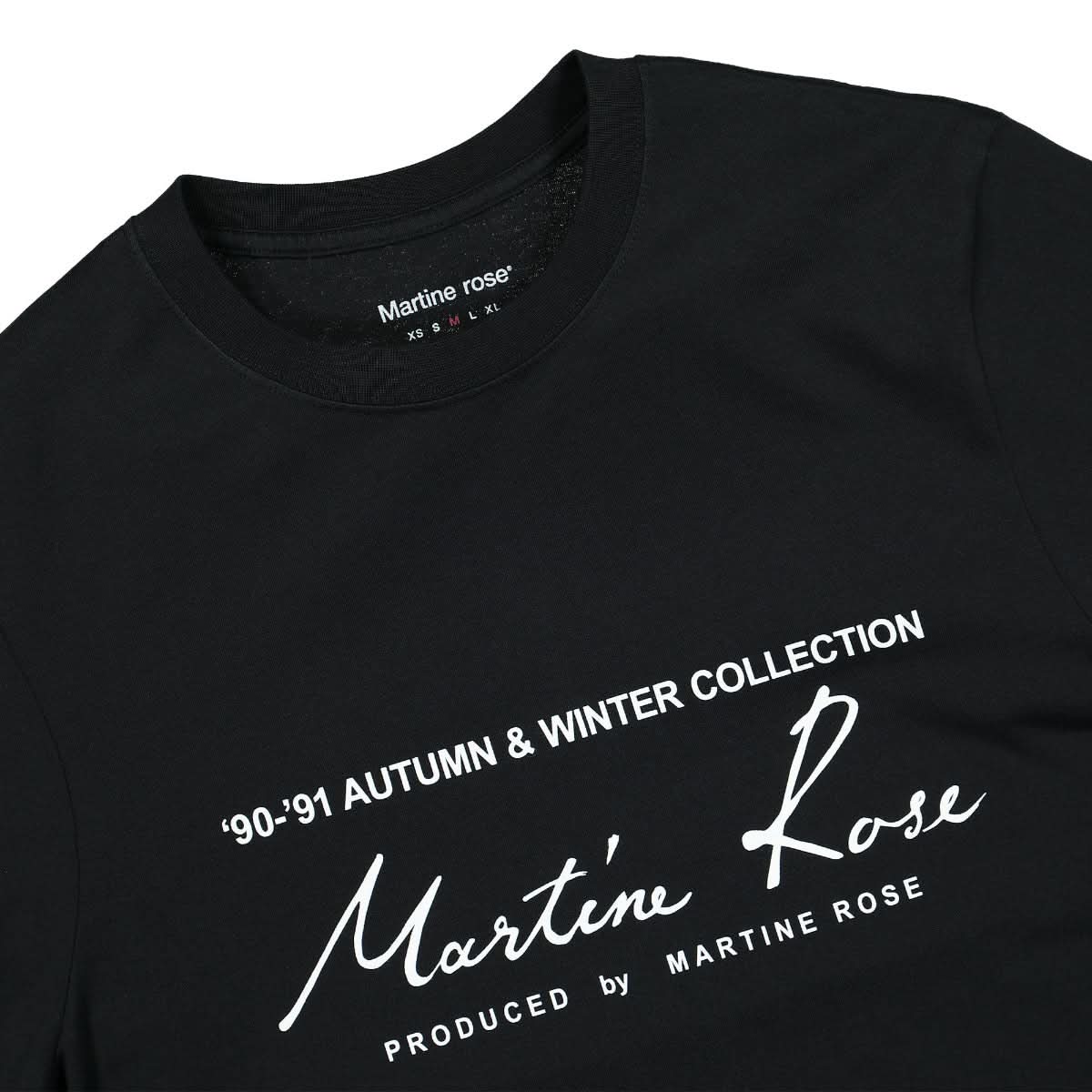 Martine Rose Classic S/S T-Shirt Black Detail view 3 | Gate