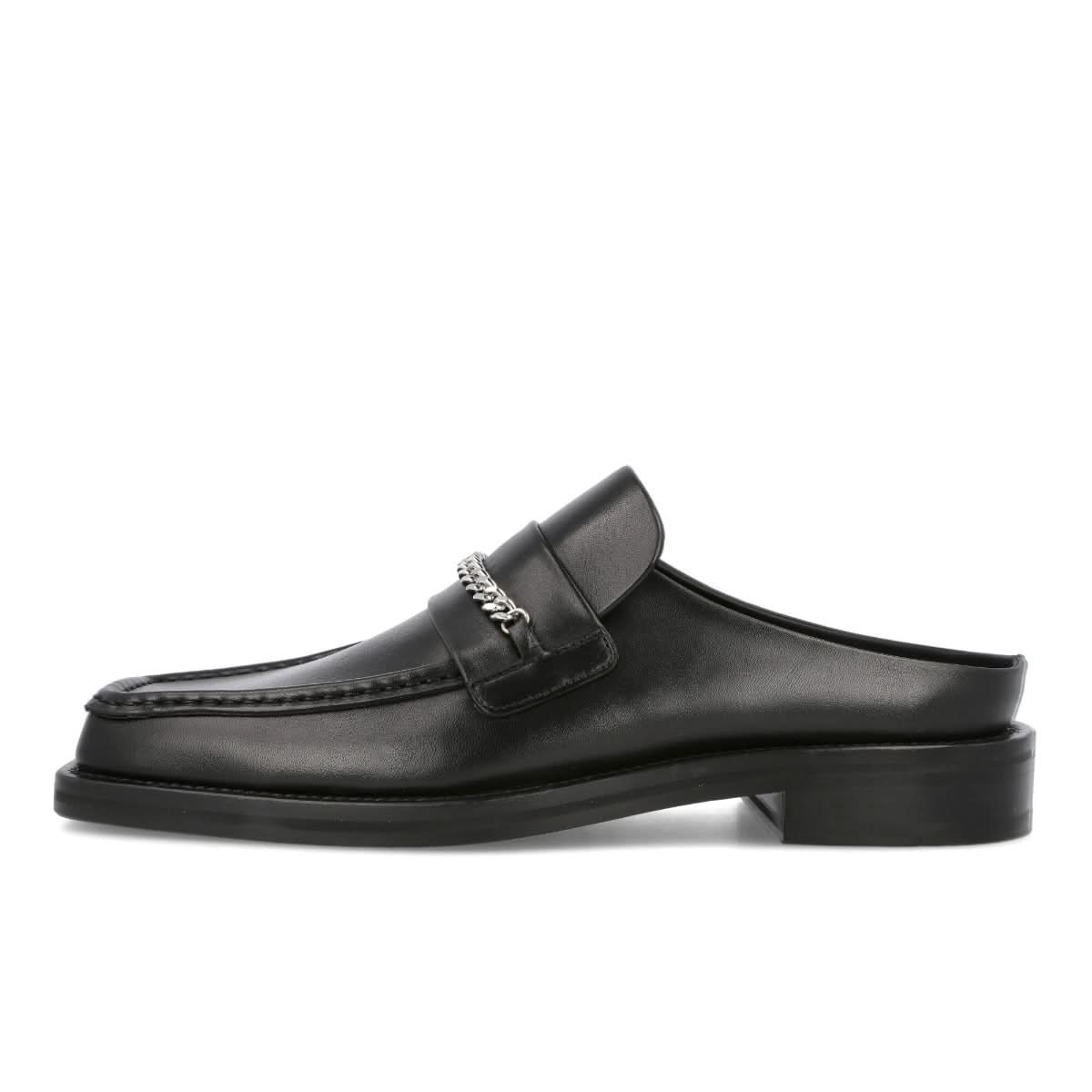 Martine Rose Square Toe Mule Black Slides Detail view 1 | Gate