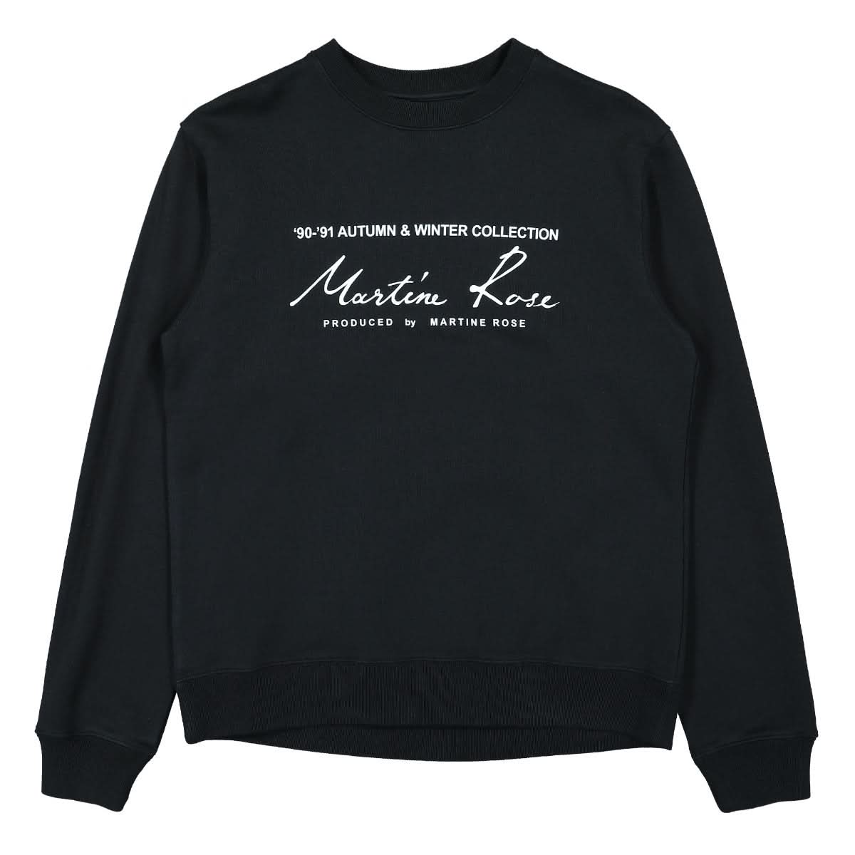 Martine Rose Classic Crew Black Detail view 1 | Gate