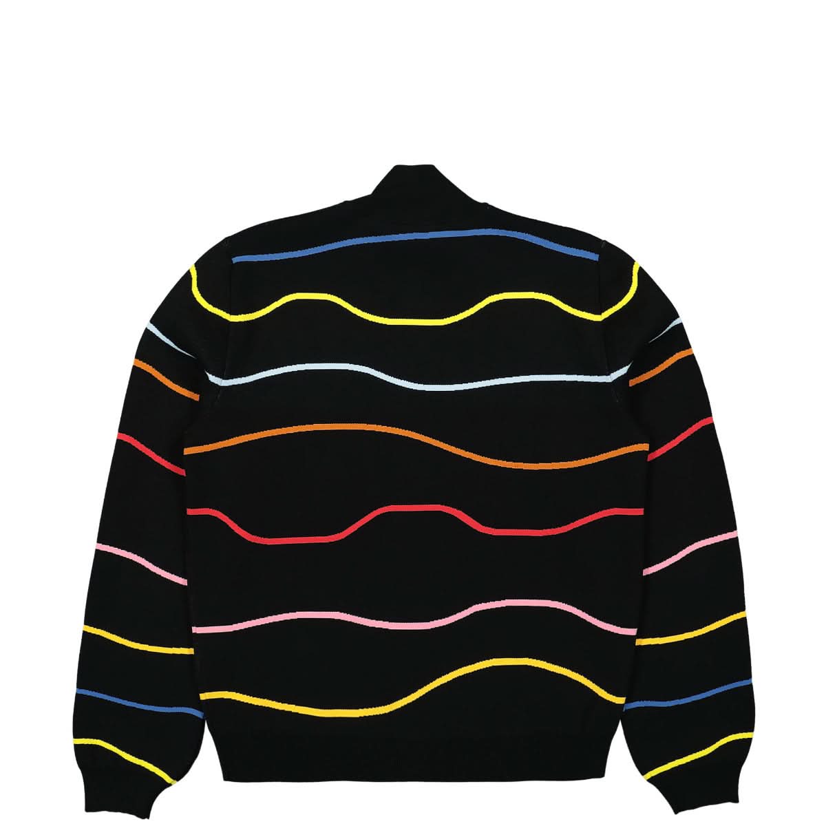 Marni Tecno Cotton Rainbow Cardigan Black,Multicolor Detail view 1 | Gate