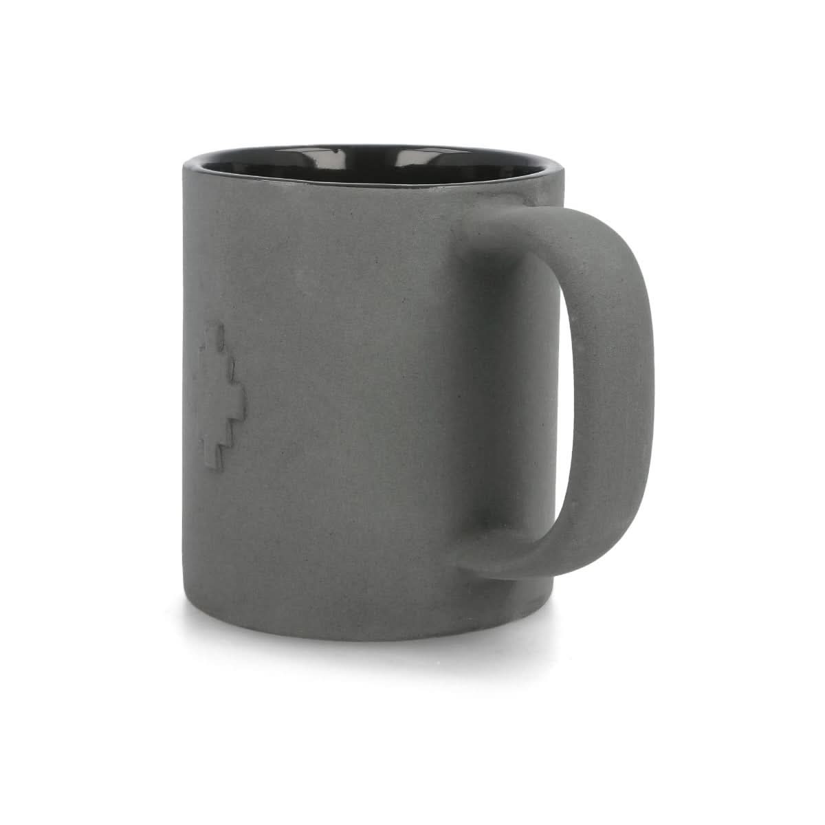 Marcelo Burlon - County of Milan Cross Matte Ceramic Mug Grey Detail view 2 | Gate