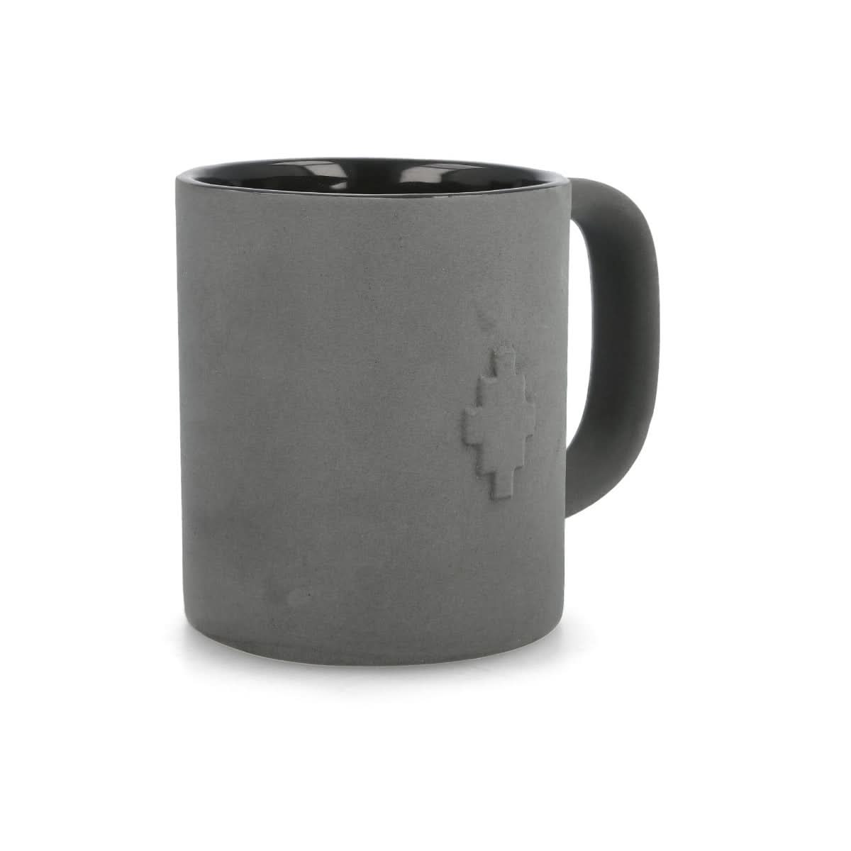 Marcelo Burlon - County of Milan Cross Matte Ceramic Mug Grey Detail view 3 | Gate