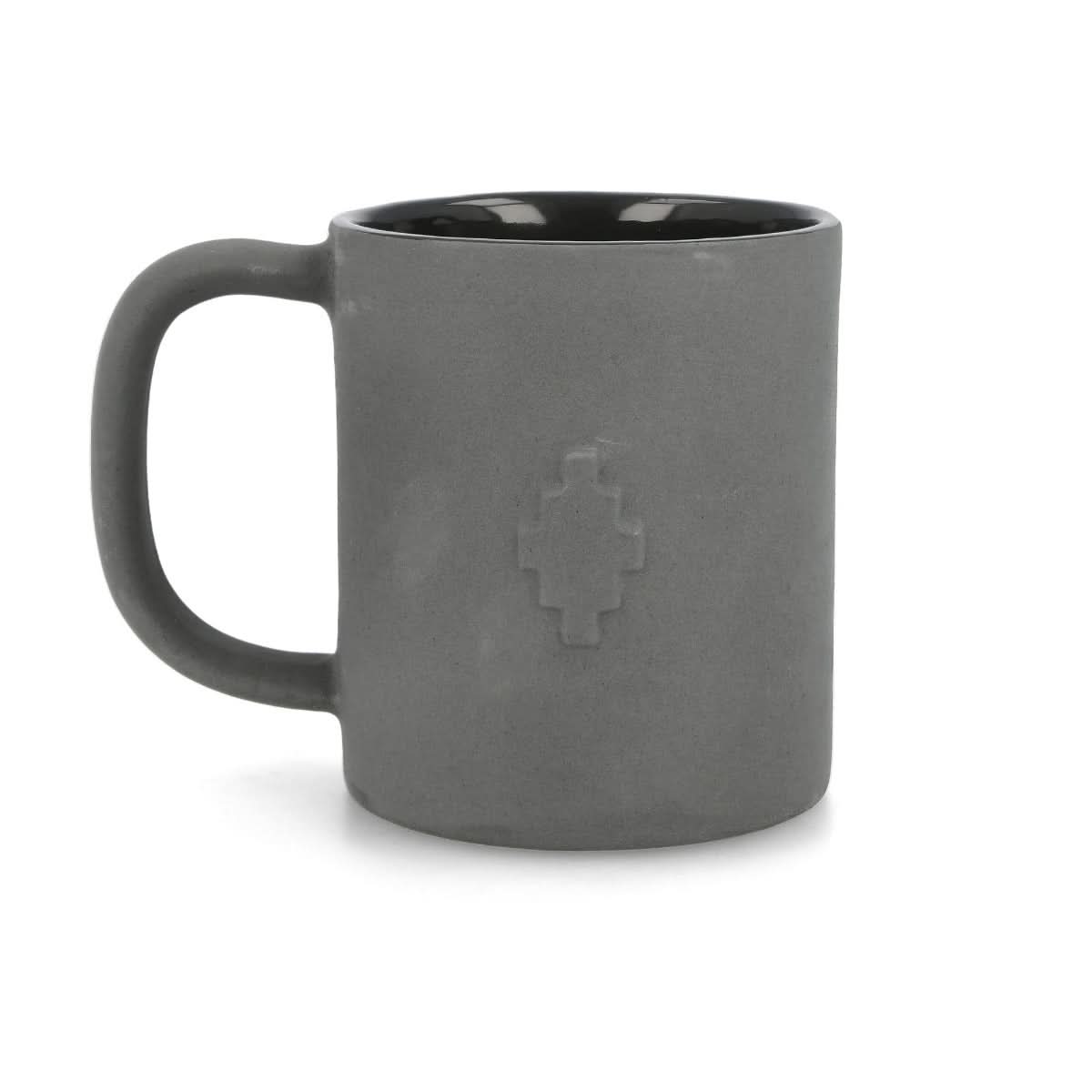 Marcelo Burlon - County of Milan Cross Matte Ceramic Mug Grey Detail view 4 | Gate