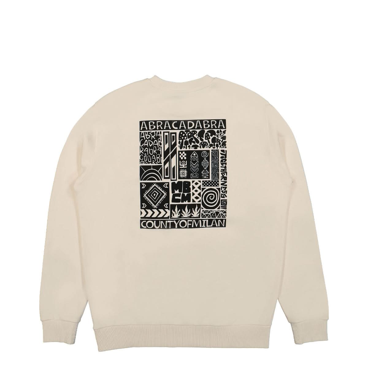 Marcelo Burlon - County of Milan Abracadabra Regular Crewneck Beige Detail view 2 | Gate