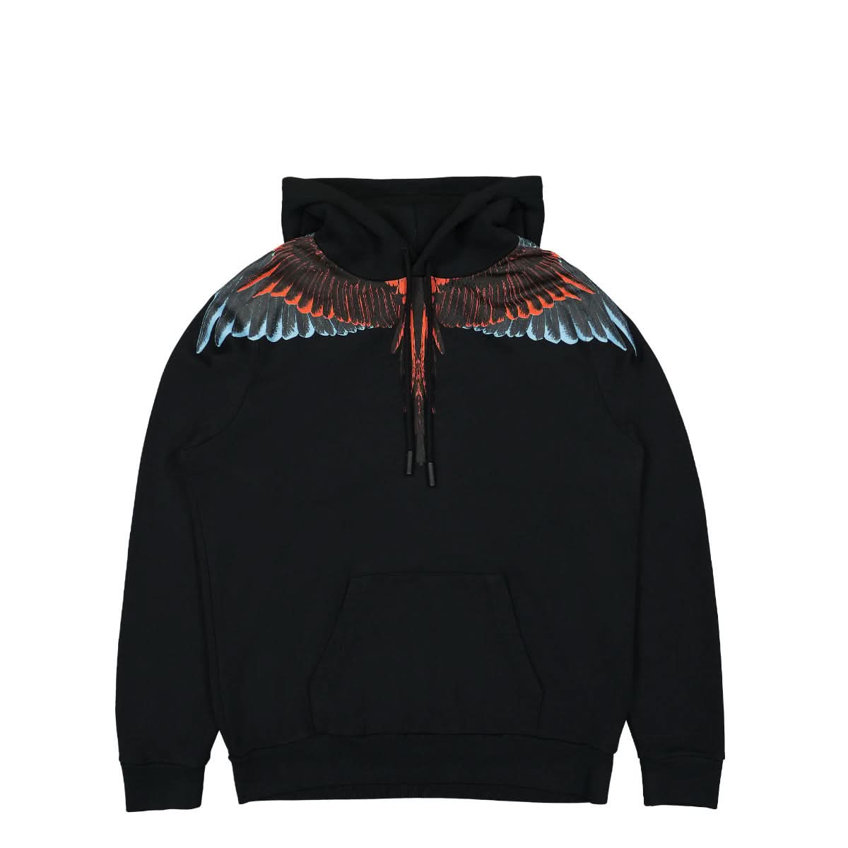 Marcelo Burlon - County of Milan Icon Wings Regular Hoodie Black,Multicolor Detail view 1 | Gate