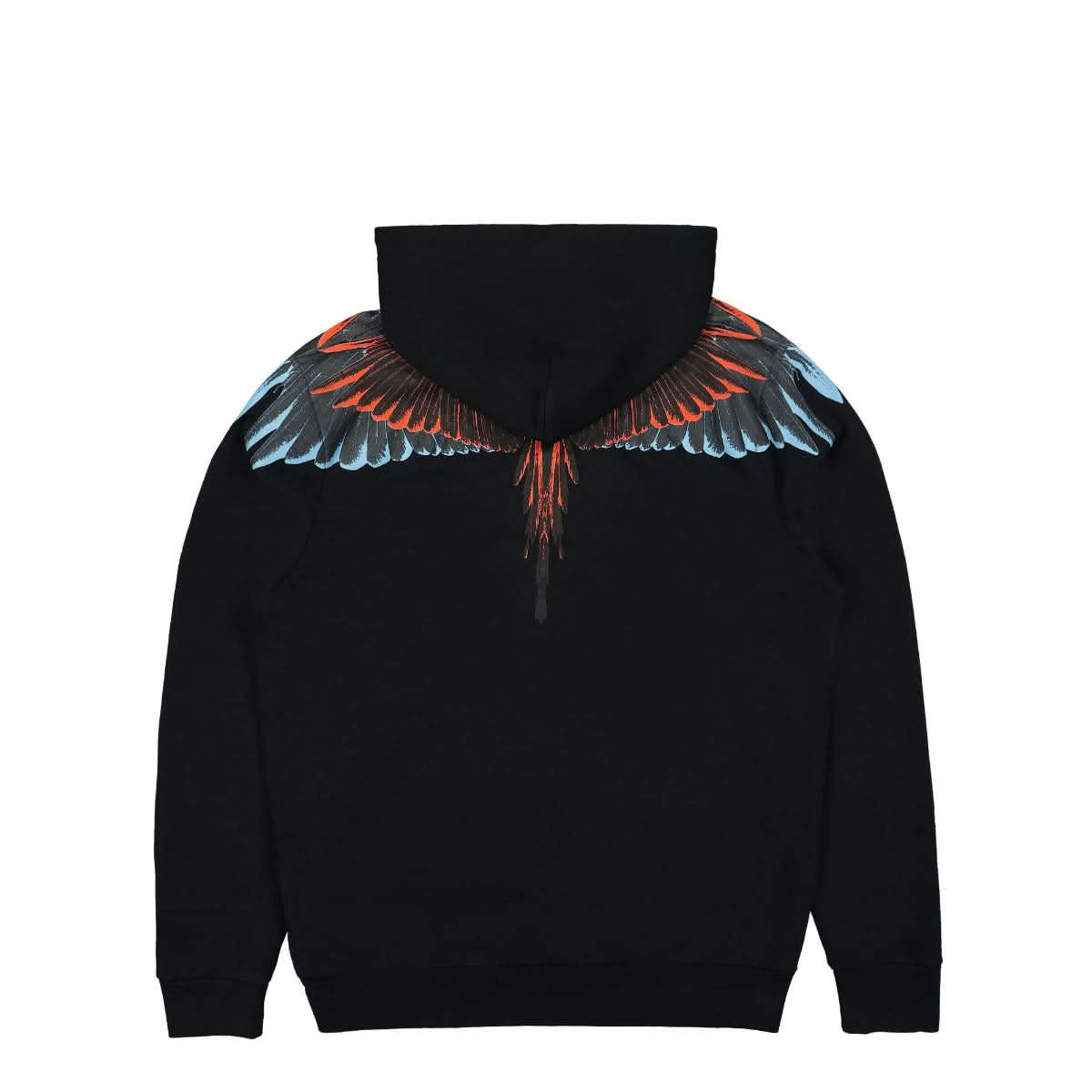 Marcelo Burlon - County of Milan Icon Wings Regular Hoodie Black,Multicolor Detail view 2 | Gate
