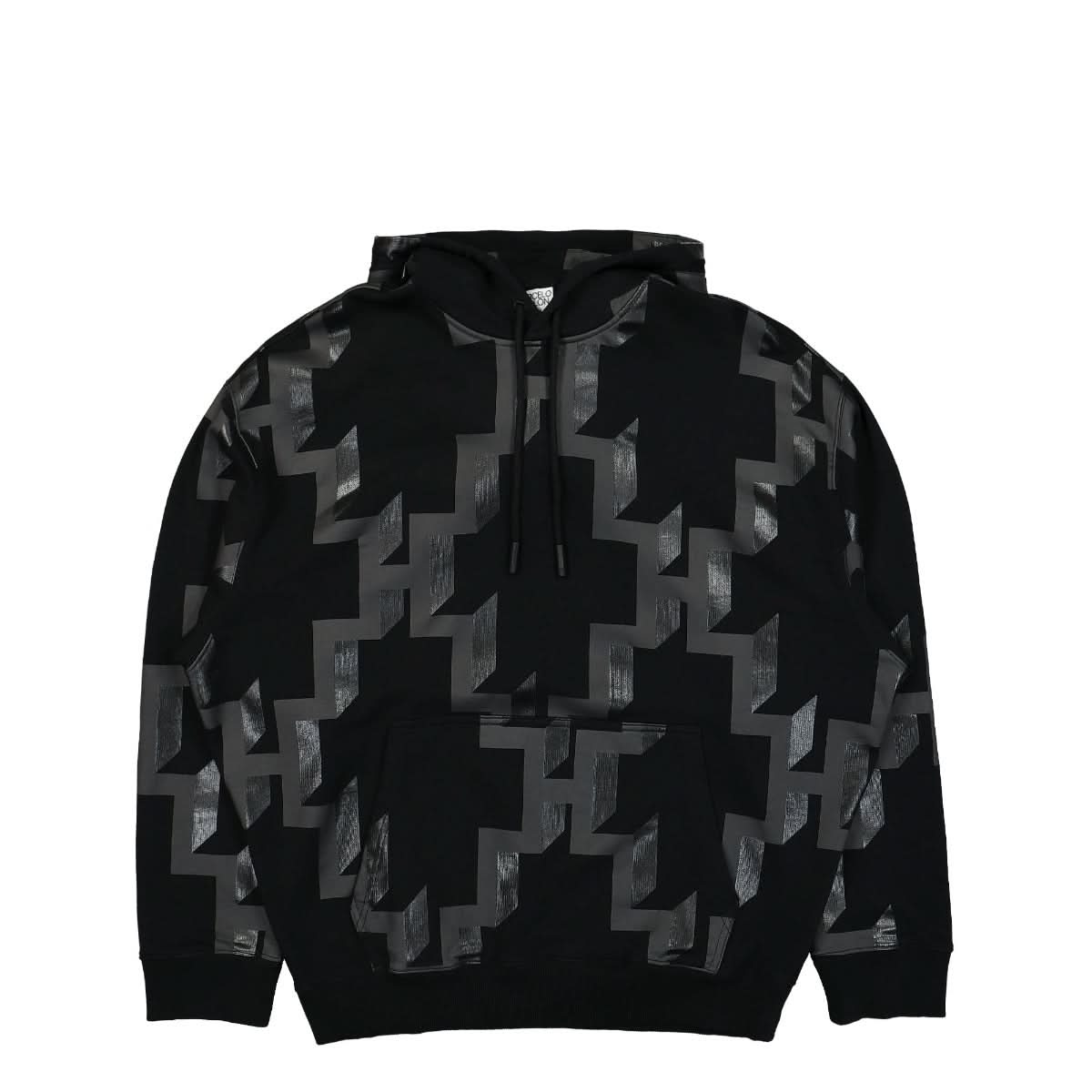 Marcelo Burlon - County of Milan All Over Cross Comfort Hoodie Black Detail view 1 | Gate